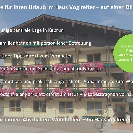 Nr 2 Haus Voglreiter Apartmán *